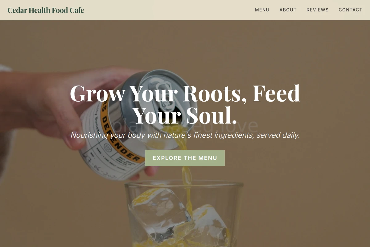 Cedar Health Food Cafe