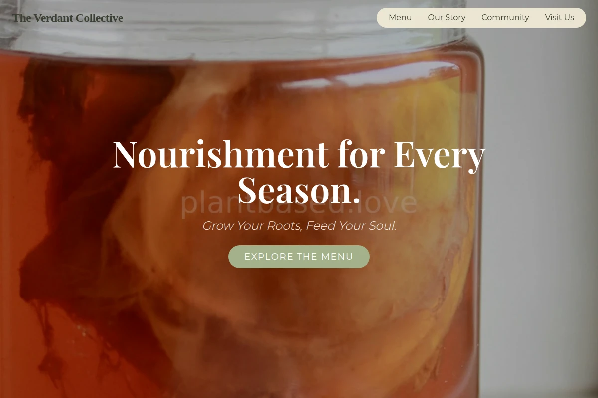 Seasonal Health Food Cafe