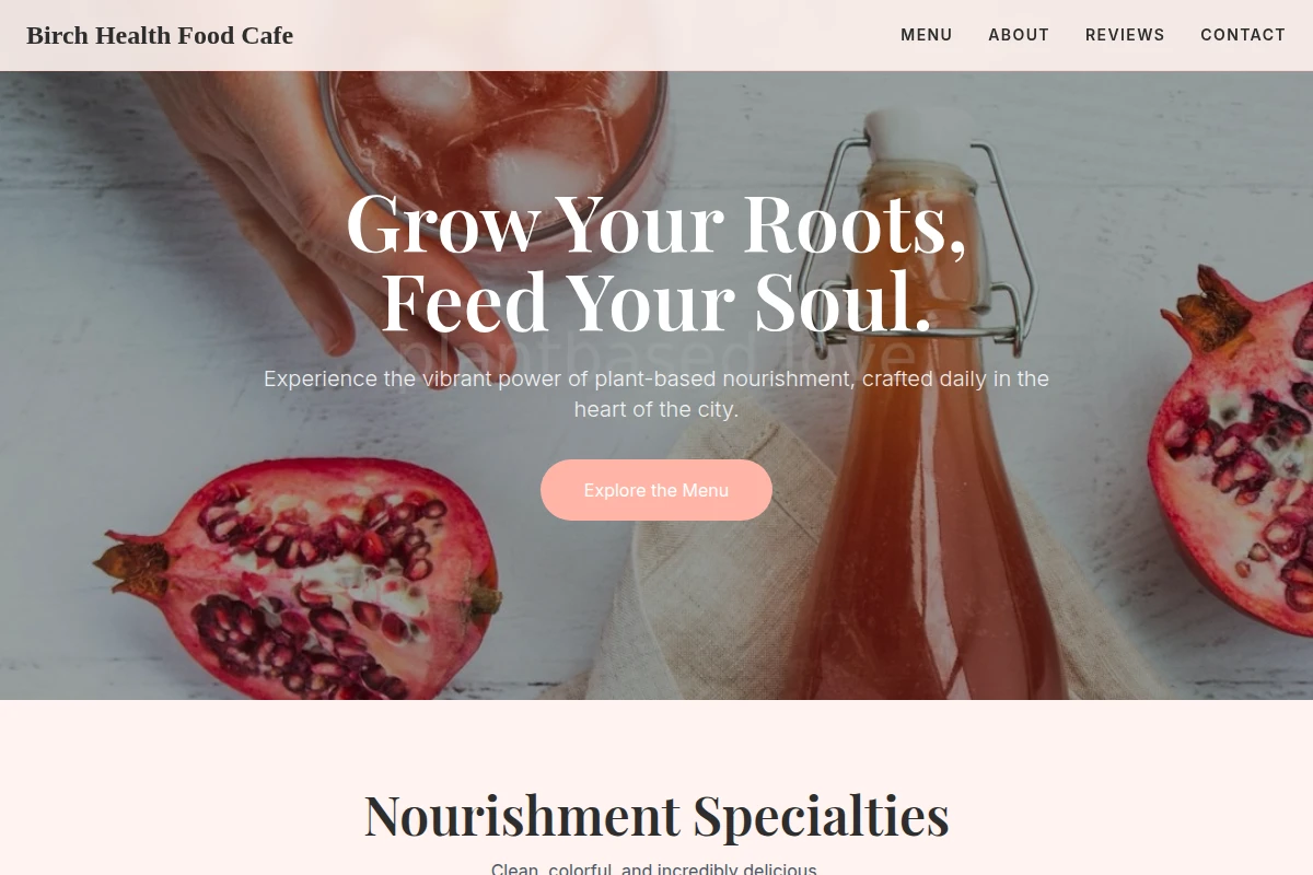 Birch Health Food Cafe