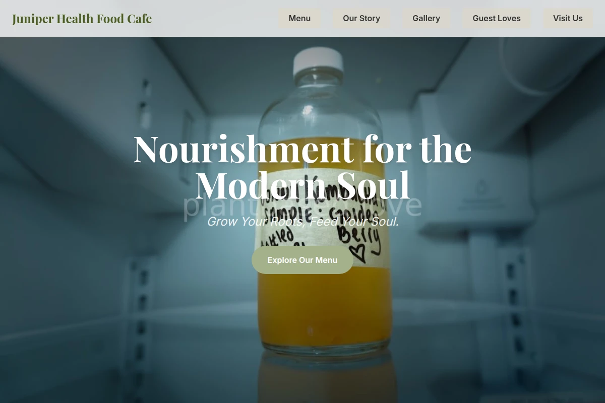 Juniper Health Food Cafe